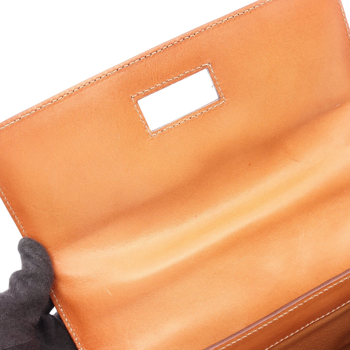 マカダム 2WAY ハンドバッグ PVC レザー ダークブラウン ブラウン セリーヌ バッグ CELINE