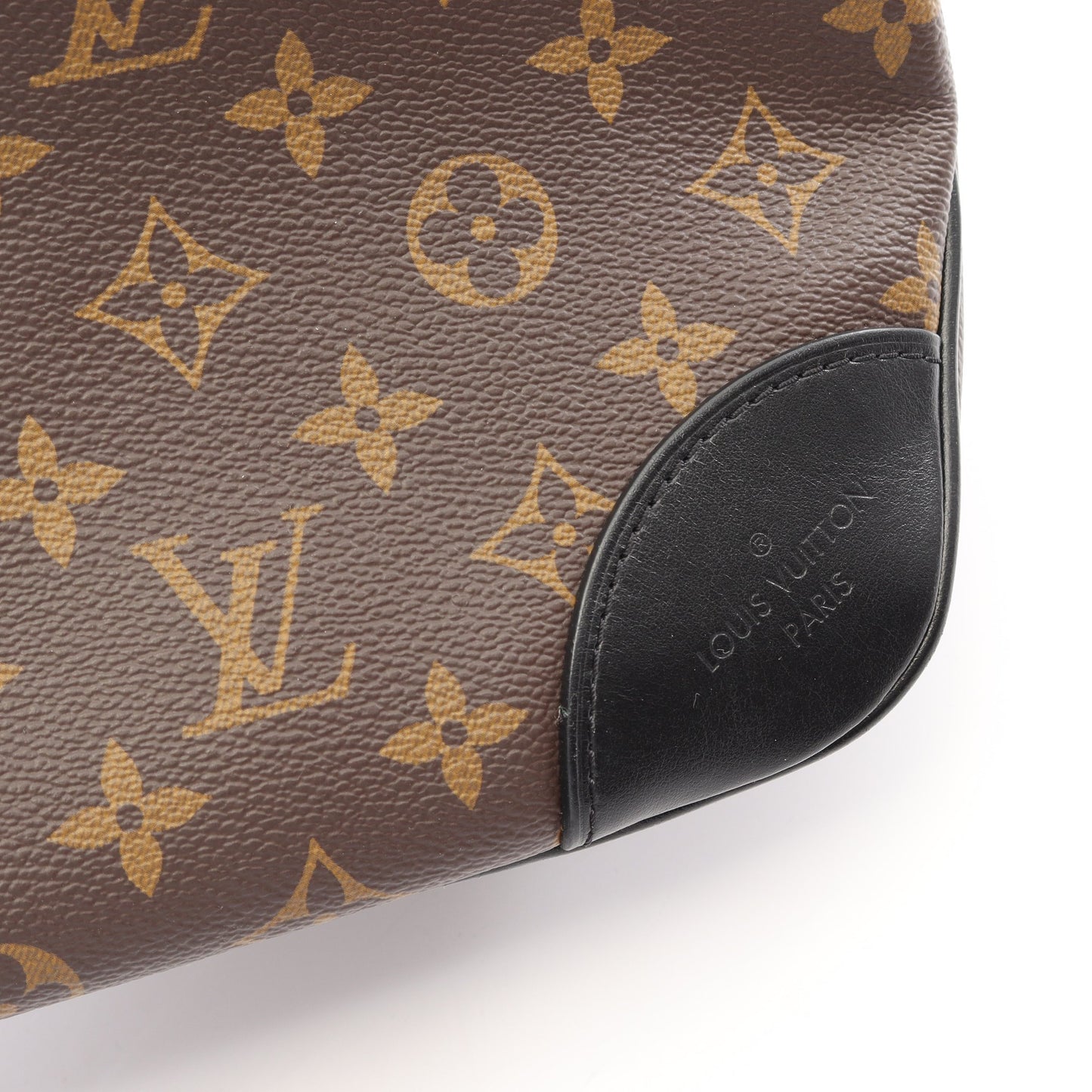 ブーローニュ NM モノグラム ノワール 2WAY チェーンハンドバッグ PVC レザー ブラウン ブラック ルイヴィトン バッグ LOUIS VUITTON
