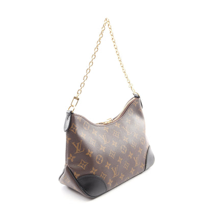 ブーローニュ NM モノグラム ノワール 2WAY チェーンハンドバッグ PVC レザー ブラウン ブラック ルイヴィトン バッグ LOUIS VUITTON