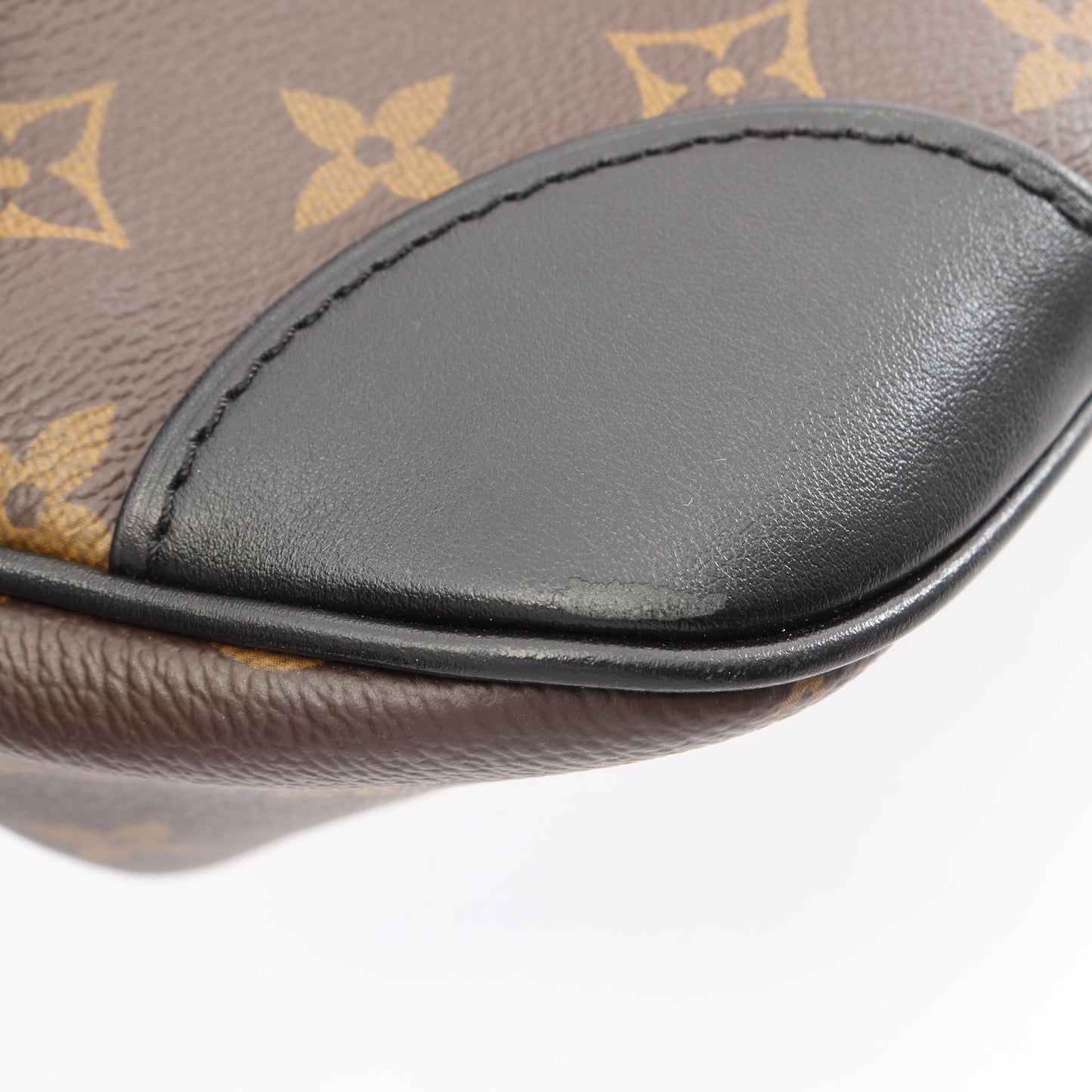 ブーローニュ NM モノグラム ノワール 2WAY チェーンハンドバッグ PVC レザー ブラウン ブラック ルイヴィトン バッグ LOUIS VUITTON