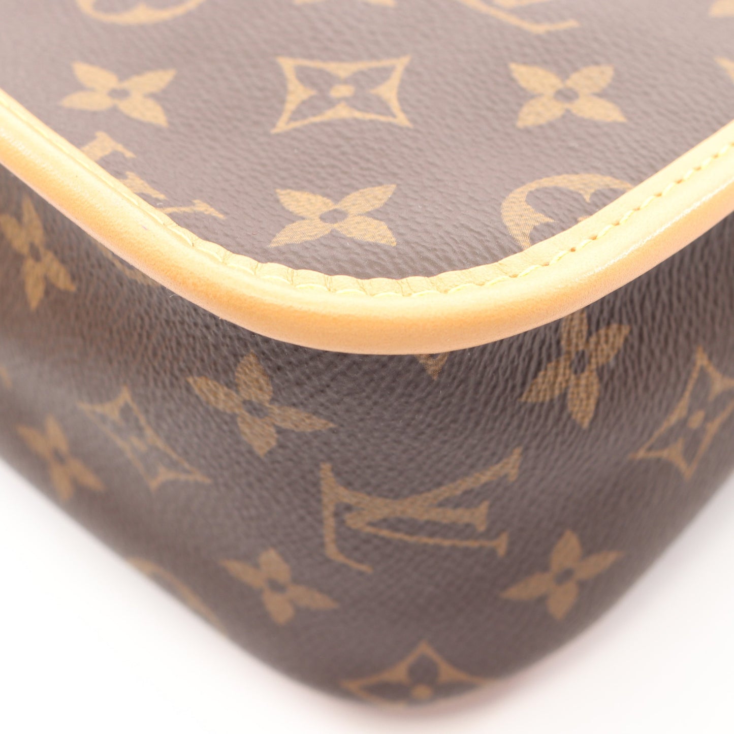 ディアヌ NM PM モノグラム フューシャ 2WAY ワンショルダーバッグ PVC レザー ブラウン ルイヴィトン バッグ LOUIS VUITTON