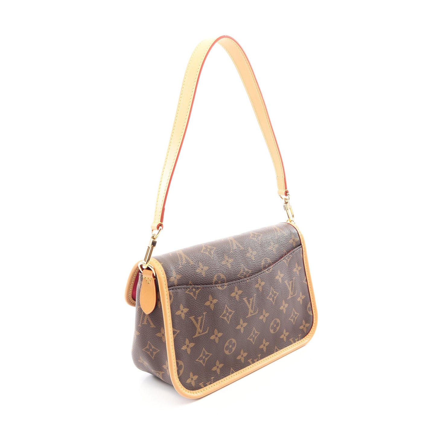 ディアヌ NM PM モノグラム フューシャ 2WAY ワンショルダーバッグ PVC レザー ブラウン ルイヴィトン バッグ LOUIS VUITTON
