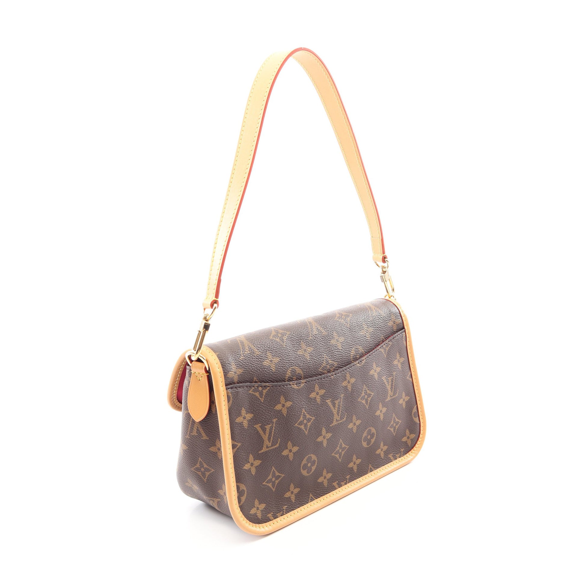 ディアヌ NM PM モノグラム フューシャ 2WAY ワンショルダーバッグ PVC レザー ブラウン ルイヴィトン バッグ LOUIS VUITTON
