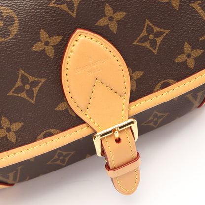 ディアヌ NM PM モノグラム フューシャ 2WAY ワンショルダーバッグ PVC レザー ブラウン ルイヴィトン バッグ LOUIS VUITTON
