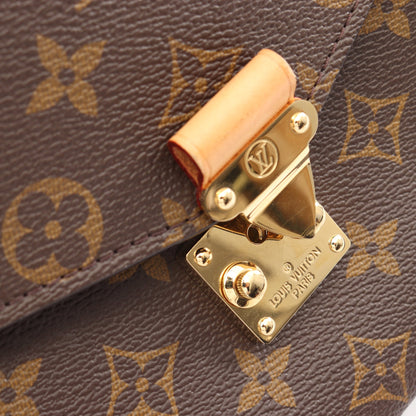 ポシェット メティス MM モノグラム 2WAY ハンドバッグ PVC レザー ブラウン ルイヴィトン バッグ LOUIS VUITTON