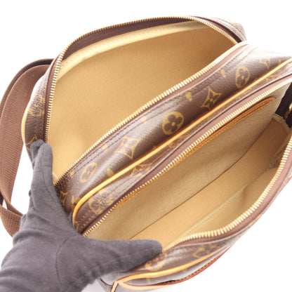 リポーターPM モノグラム ショルダーバッグ PVC レザー ブラウン ルイヴィトン バッグ LOUIS VUITTON
