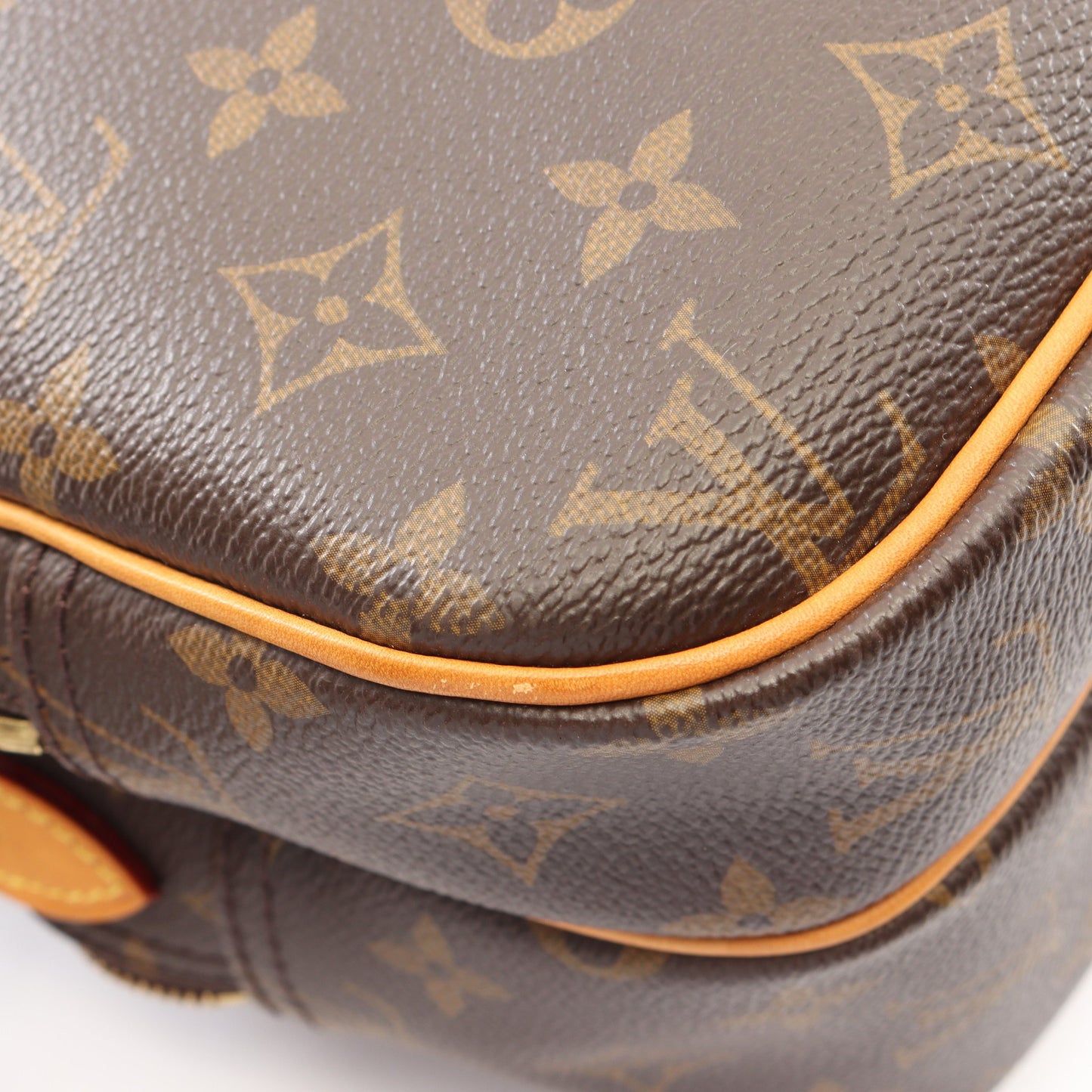 リポーターPM モノグラム ショルダーバッグ PVC レザー ブラウン ルイヴィトン バッグ LOUIS VUITTON