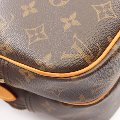 リポーターPM モノグラム ショルダーバッグ PVC レザー ブラウン ルイヴィトン バッグ LOUIS VUITTON