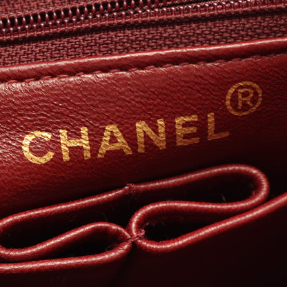 マトラッセ チェーンショルダーバッグ ラムスキン ブラック ゴールド金具 ヴィンテージ シャネル バッグ CHANEL
