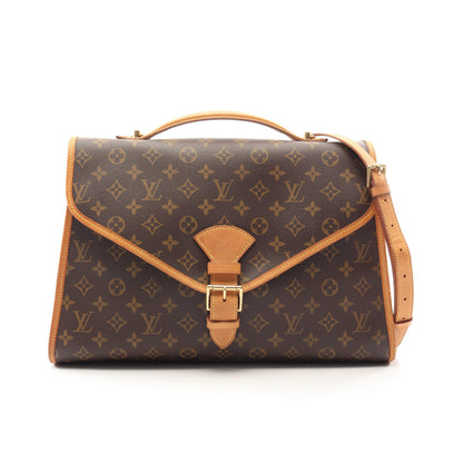 ビバリー モノグラム 2WAY ハンドバッグ PVC レザー ブラウン ルイヴィトン バッグ LOUIS VUITTON