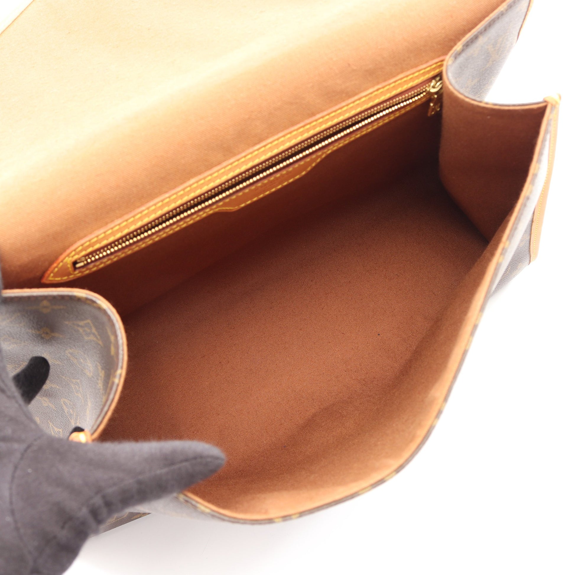 ビバリー モノグラム 2WAY ハンドバッグ PVC レザー ブラウン ルイヴィトン バッグ LOUIS VUITTON