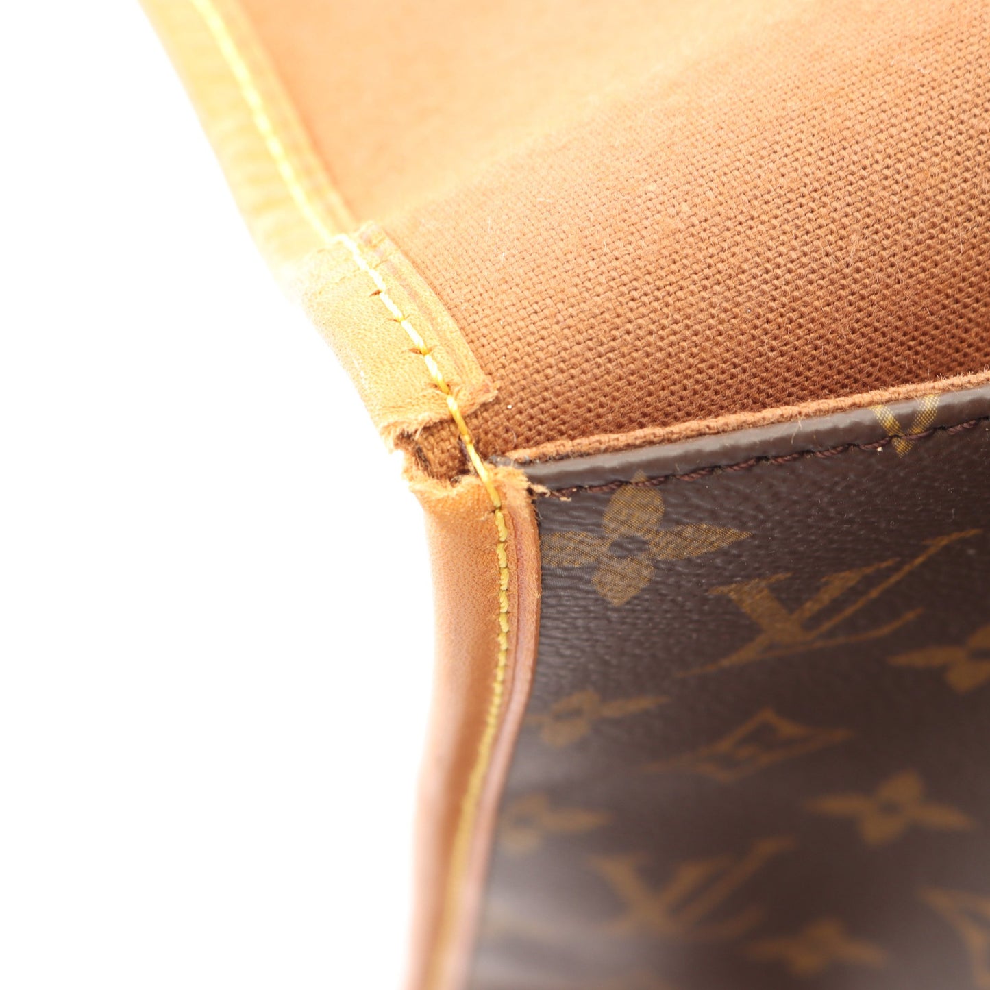 ビバリー モノグラム 2WAY ハンドバッグ PVC レザー ブラウン ルイヴィトン バッグ LOUIS VUITTON
