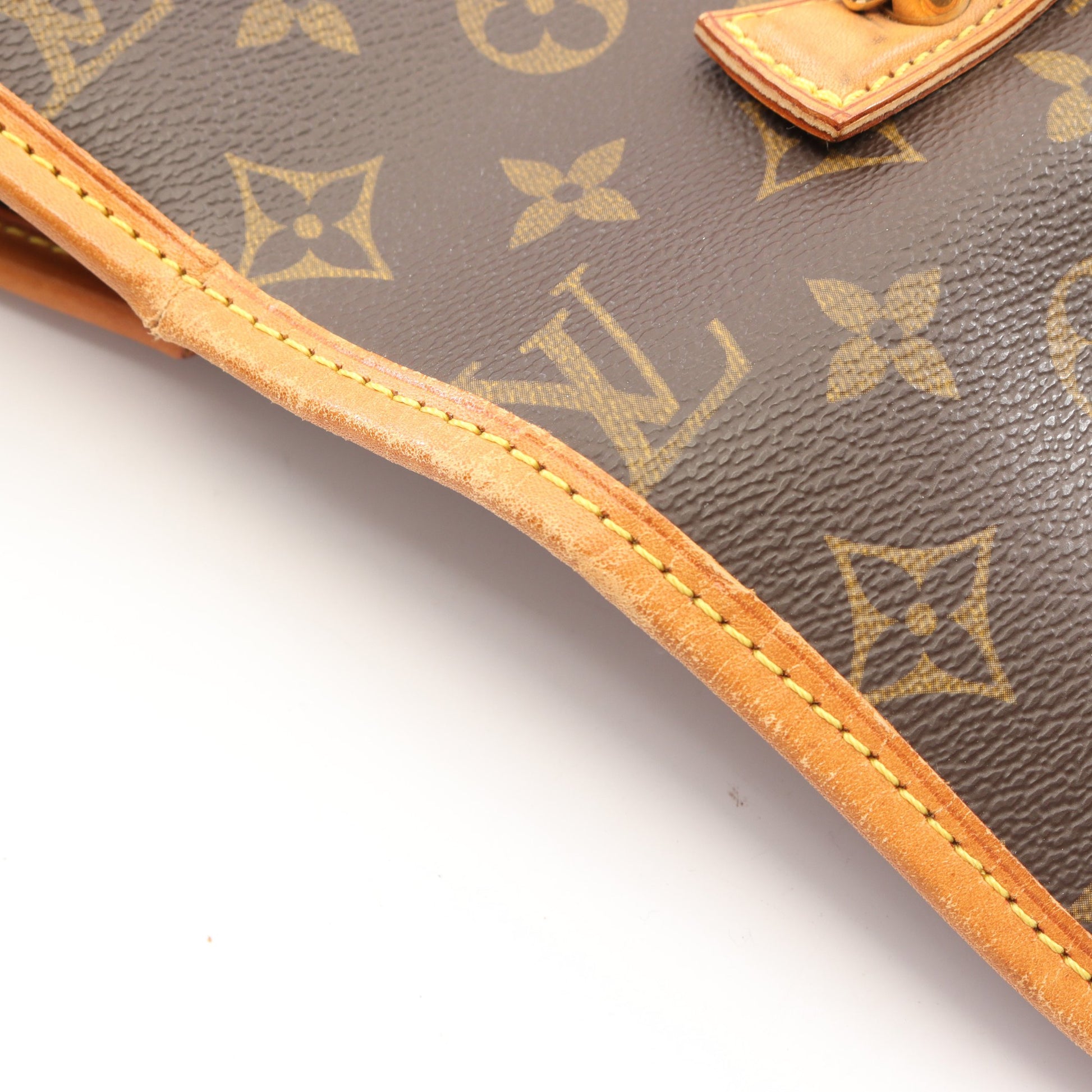 ビバリー モノグラム 2WAY ハンドバッグ PVC レザー ブラウン ルイヴィトン バッグ LOUIS VUITTON