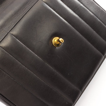 マドモアゼル ハンドバッグ ラムスキン ブラック ゴールド金具 シャネル バッグ CHANEL