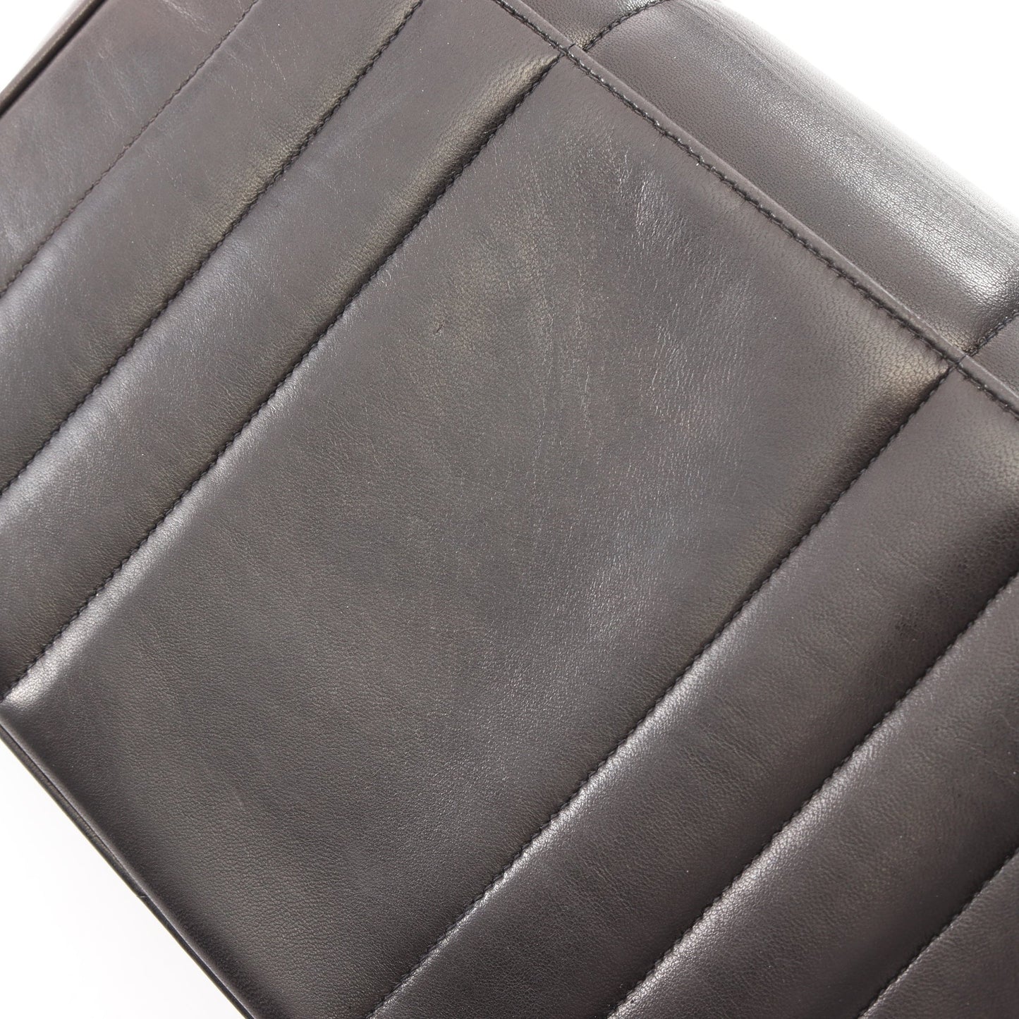 マドモアゼル ハンドバッグ ラムスキン ブラック ゴールド金具 シャネル バッグ CHANEL