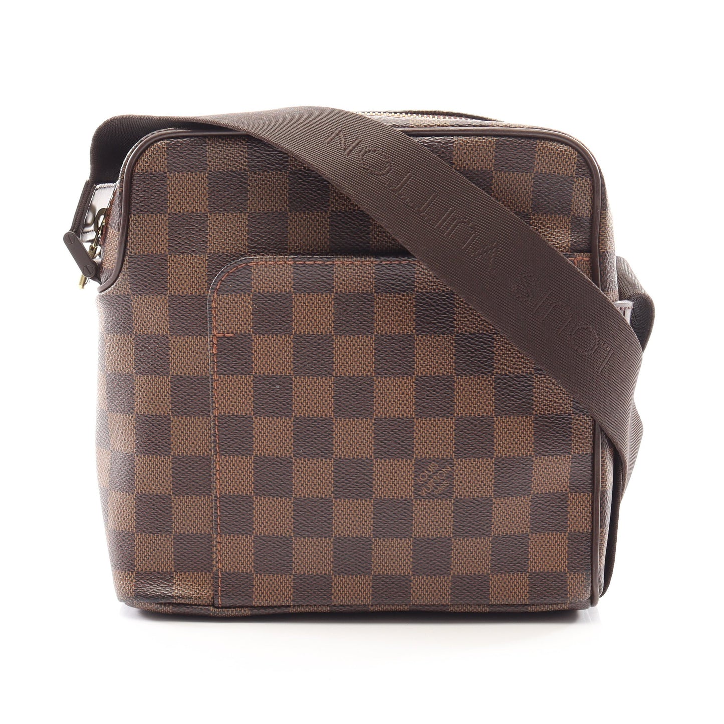 オラフPM ダミエエベヌ ショルダーバッグ PVC レザー ブラウン ルイヴィトン バッグ LOUIS VUITTON