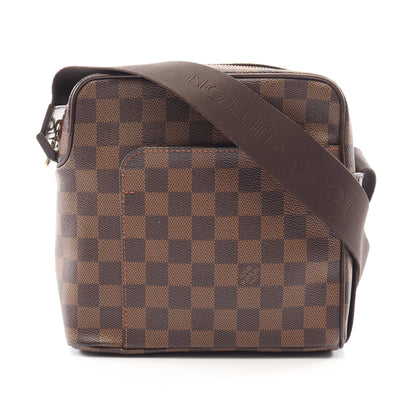 オラフPM ダミエエベヌ ショルダーバッグ PVC レザー ブラウン ルイヴィトン バッグ LOUIS VUITTON