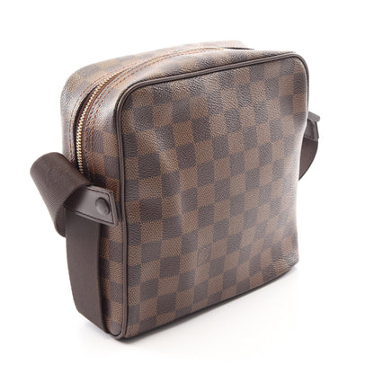 オラフPM ダミエエベヌ ショルダーバッグ PVC レザー ブラウン ルイヴィトン バッグ LOUIS VUITTON