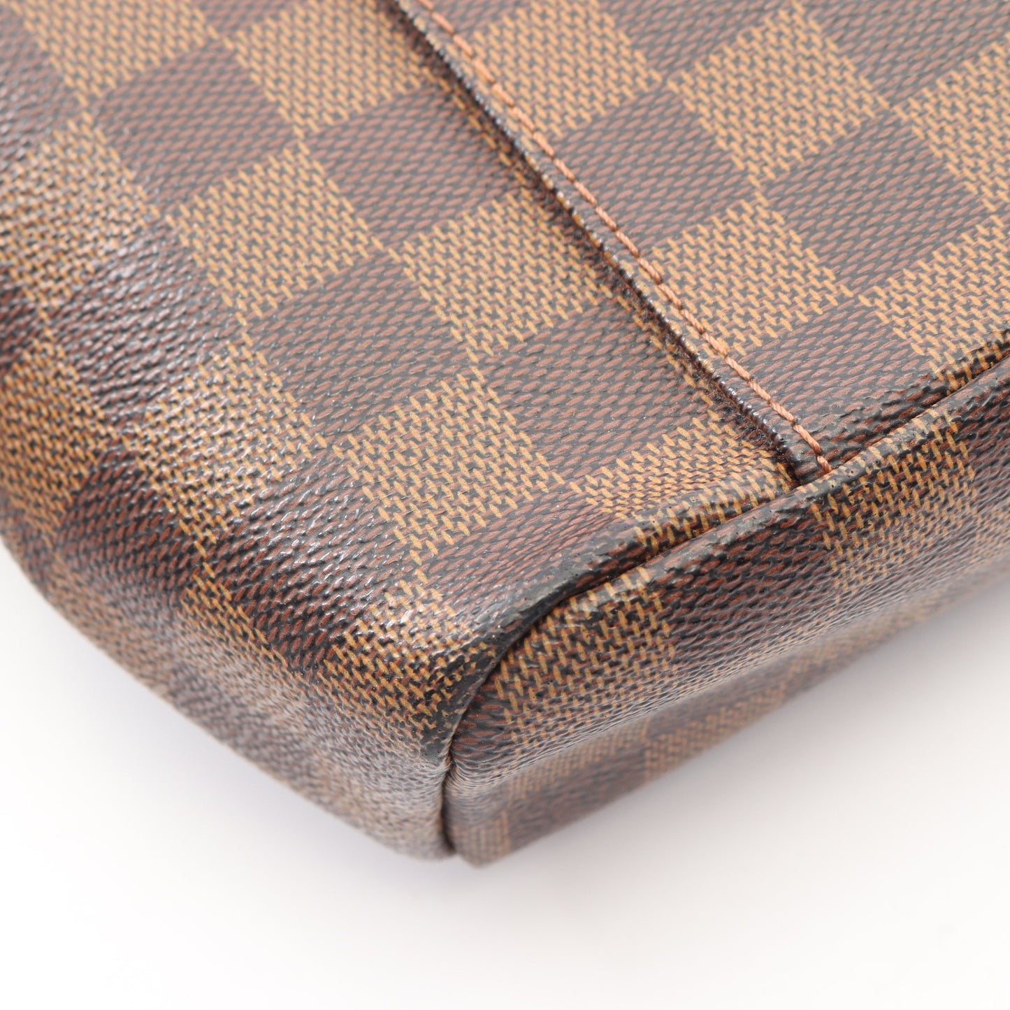 オラフPM ダミエエベヌ ショルダーバッグ PVC レザー ブラウン ルイヴィトン バッグ LOUIS VUITTON