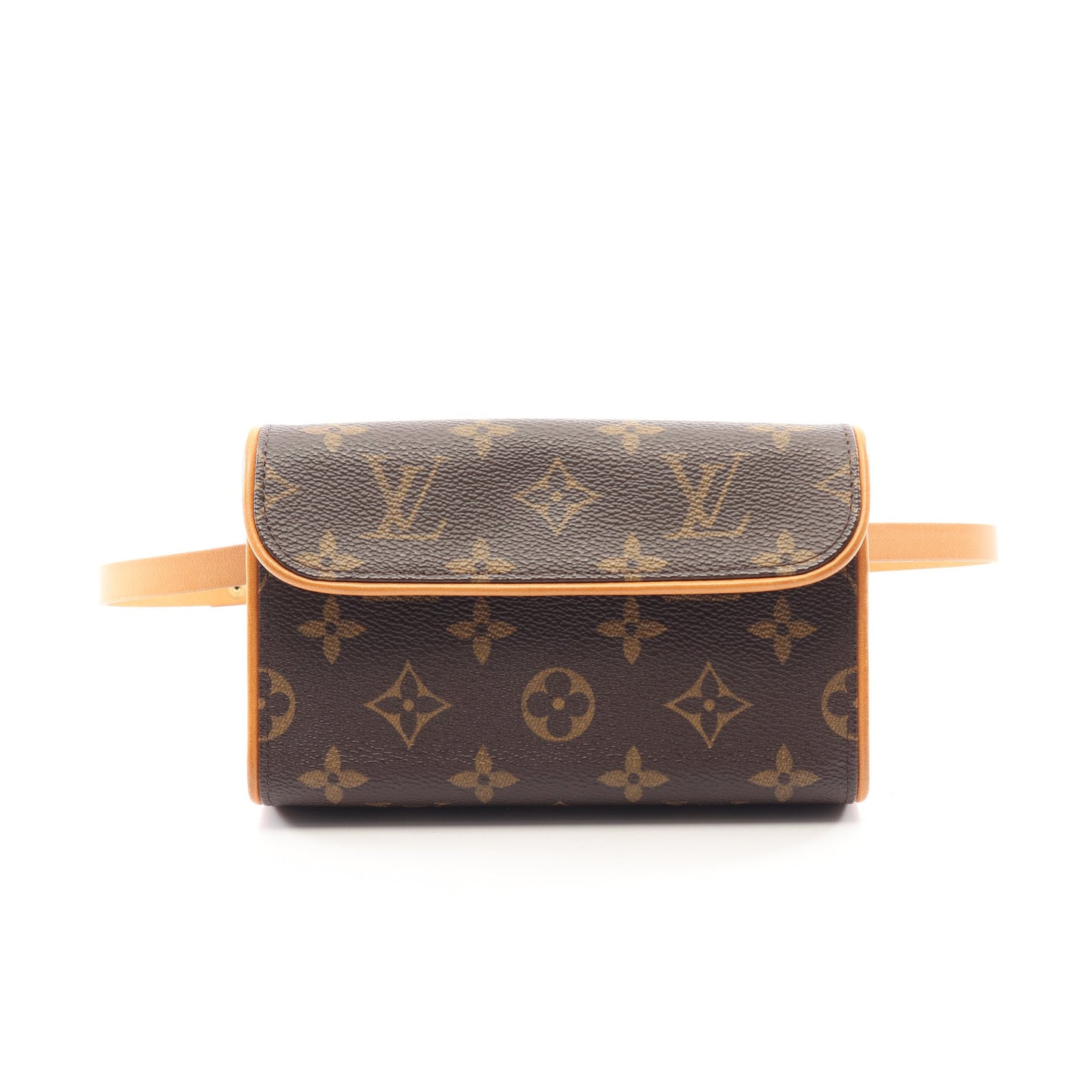 ポシェットフロランティーヌ モノグラム ボディバッグ ウエストバッグ PVC レザー ブラウン ルイヴィトン バッグ LOUIS VUITTON
