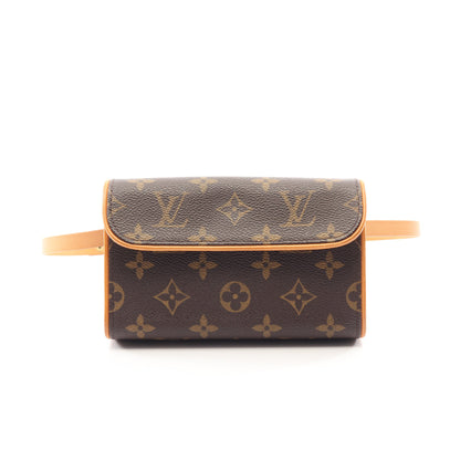 ポシェットフロランティーヌ モノグラム ボディバッグ ウエストバッグ PVC レザー ブラウン ルイヴィトン バッグ LOUIS VUITTON