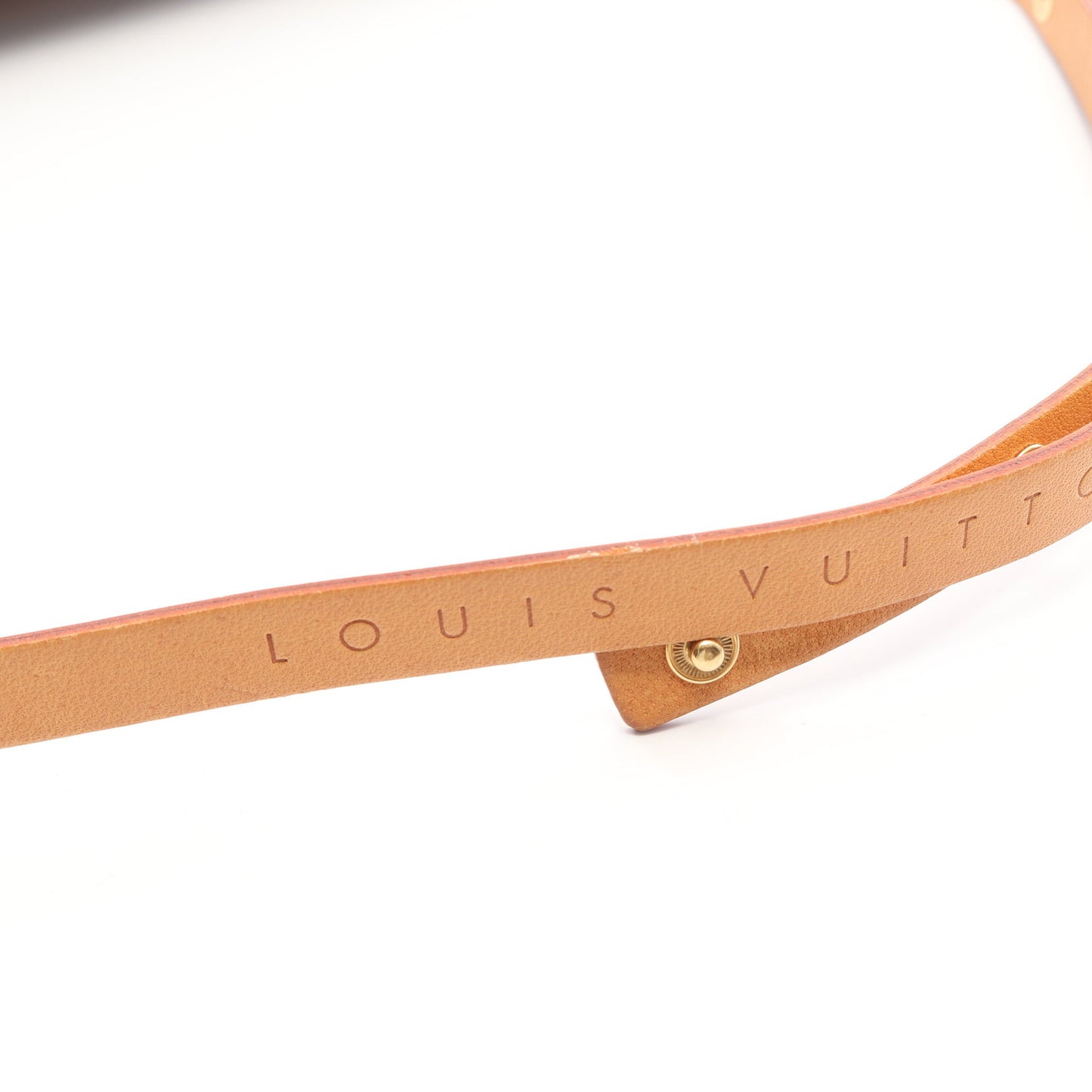 ポシェットフロランティーヌ モノグラム ボディバッグ ウエストバッグ PVC レザー ブラウン ルイヴィトン バッグ LOUIS VUITTON