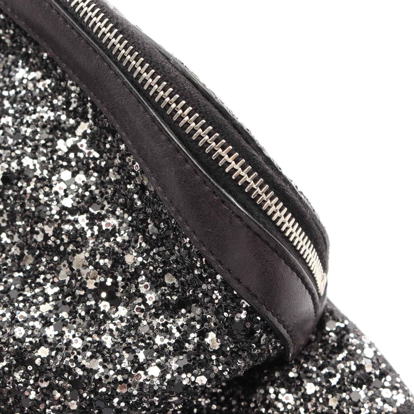 クラシック ベルトバッグ ボディバッグ ウエストバッグ スパンコール レザー ブラック サンローランパリ バッグ SAINT LAURENT PARIS