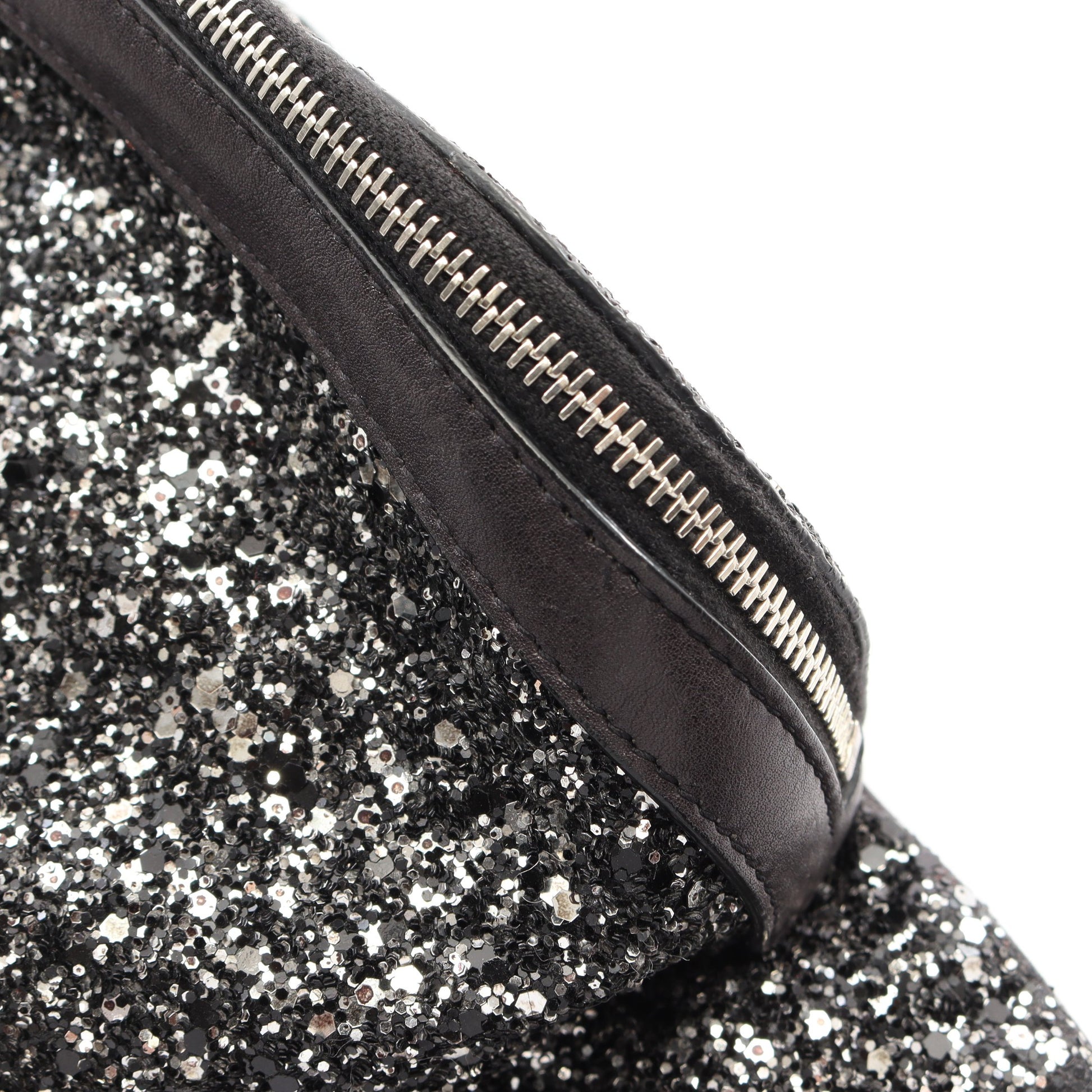 クラシック ベルトバッグ ボディバッグ ウエストバッグ スパンコール レザー ブラック サンローランパリ バッグ SAINT LAURENT PARIS