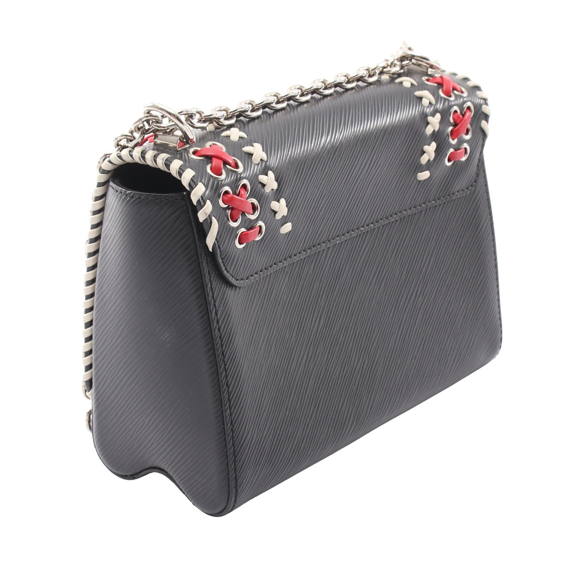 ツイストMM エピ ノワール チェーンショルダーバッグ レザー ブラック レッド ホワイト ルイヴィトン バッグ LOUIS VUITTON