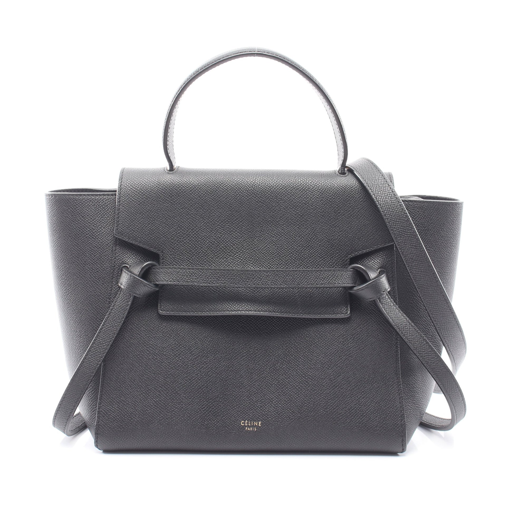 BELT BAG MICRO ベルトバッグ マイクロ 2WAY ハンドバッグ レザー ブラック セリーヌ バッグ CELINE