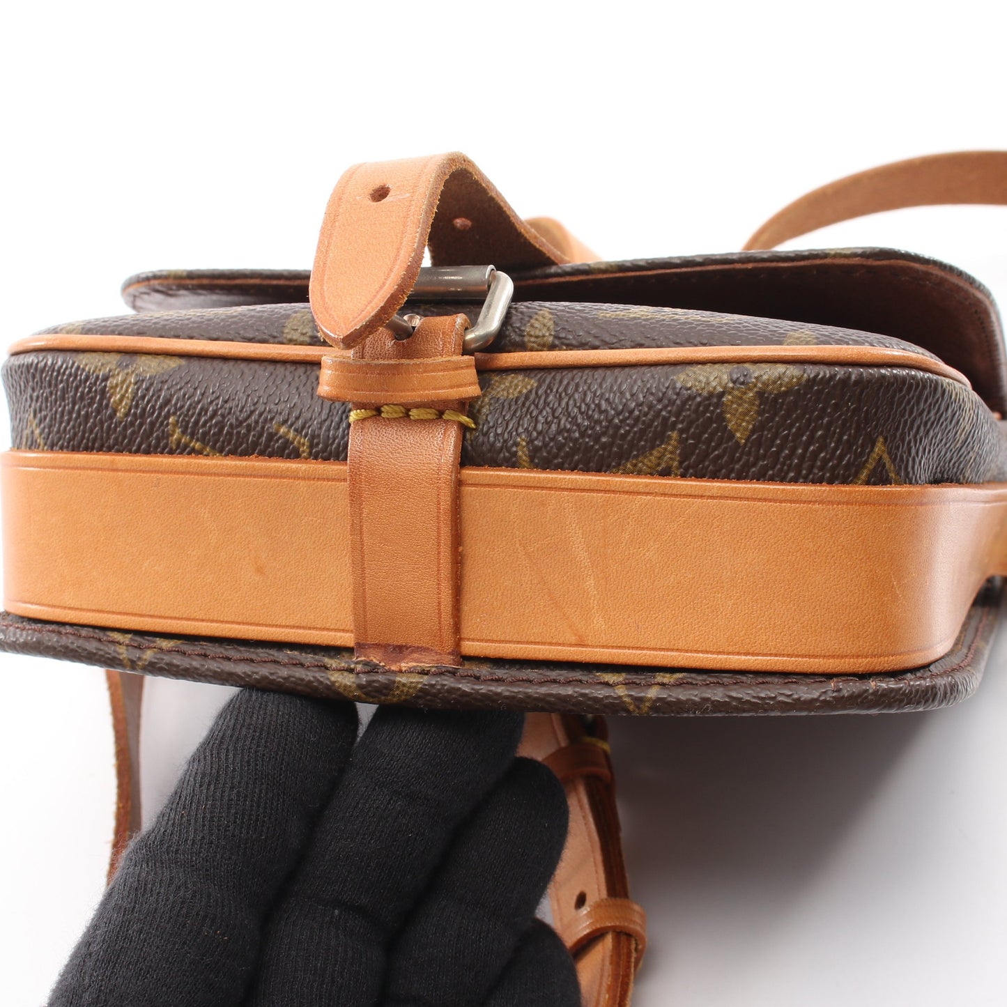 カルトシエールPM モノグラム ショルダーバッグ PVC レザー ブラウン ルイヴィトン バッグ LOUIS VUITTON