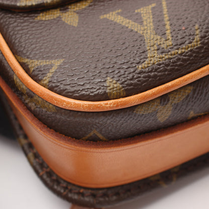 カルトシエールPM モノグラム ショルダーバッグ PVC レザー ブラウン ルイヴィトン バッグ LOUIS VUITTON