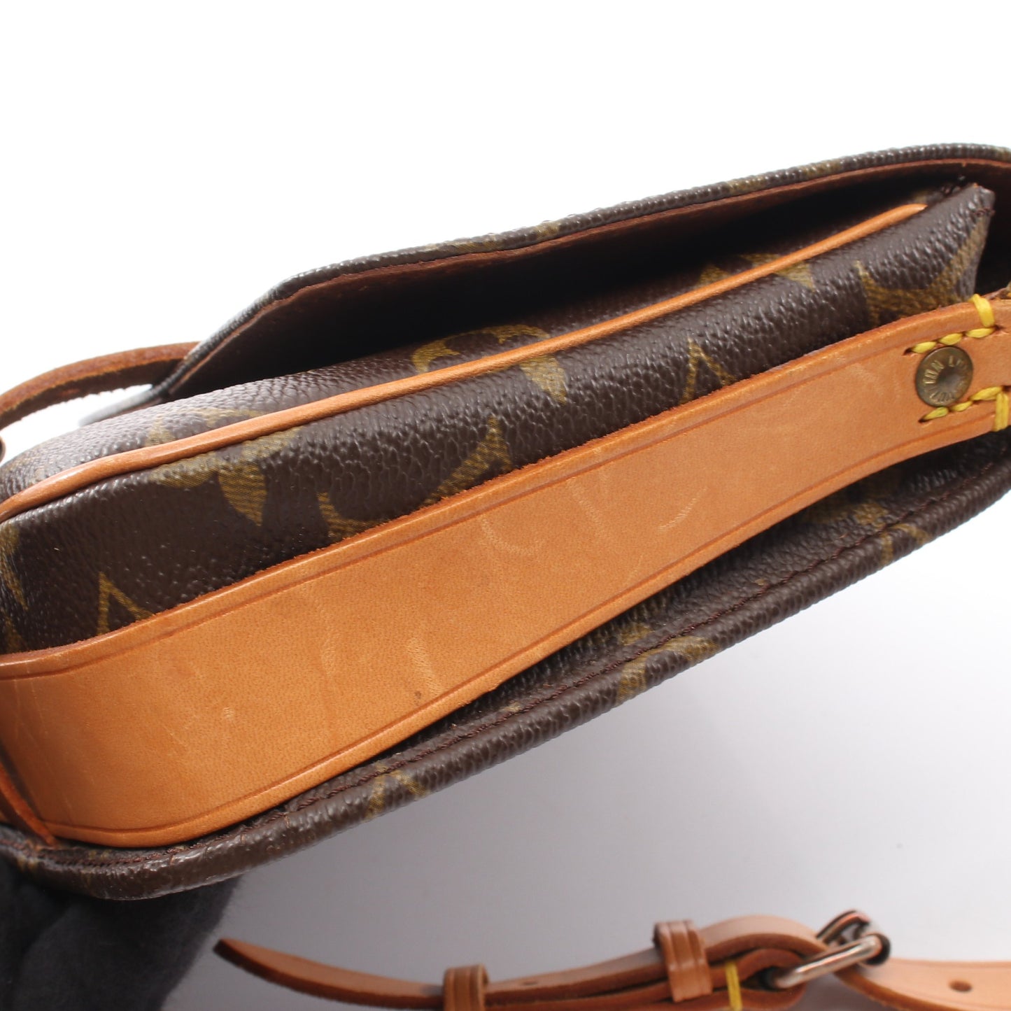 カルトシエールPM モノグラム ショルダーバッグ PVC レザー ブラウン ルイヴィトン バッグ LOUIS VUITTON