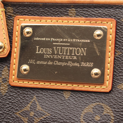 リヴェット ポシェット アクセソワール モノグラム ハンドバッグ PVC レザー ブラウン ルイヴィトン バッグ LOUIS VUITTON
