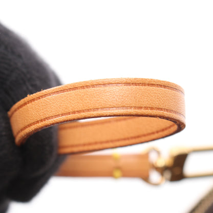 ポシェットアクセソワール モノグラム ハンドバッグ PVC レザー ブラウン ルイヴィトン バッグ LOUIS VUITTON