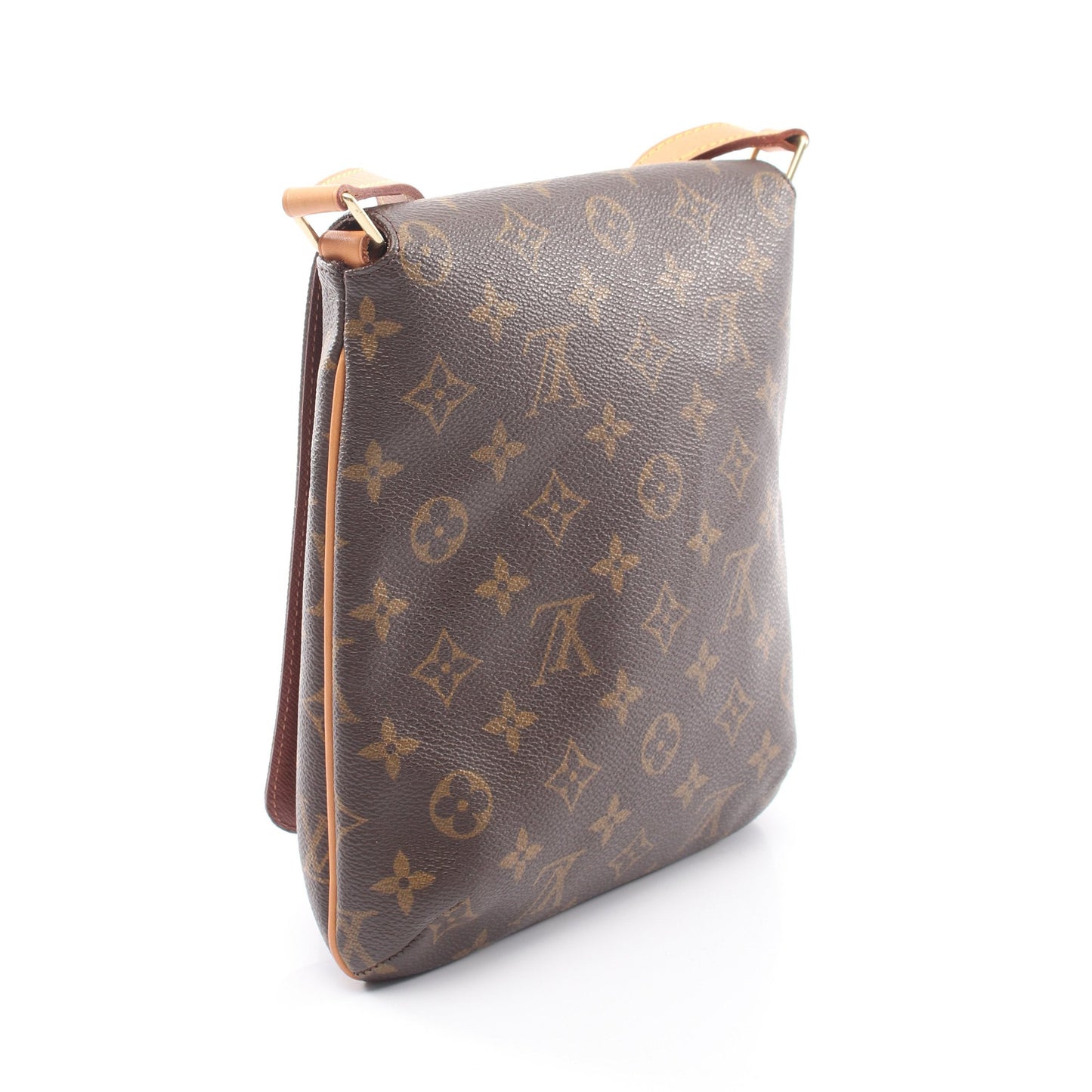 ミュゼットサルサ ショートストラップ モノグラム ショルダーバッグ PVC レザー ブラウン ルイヴィトン バッグ LOUIS VUITTON