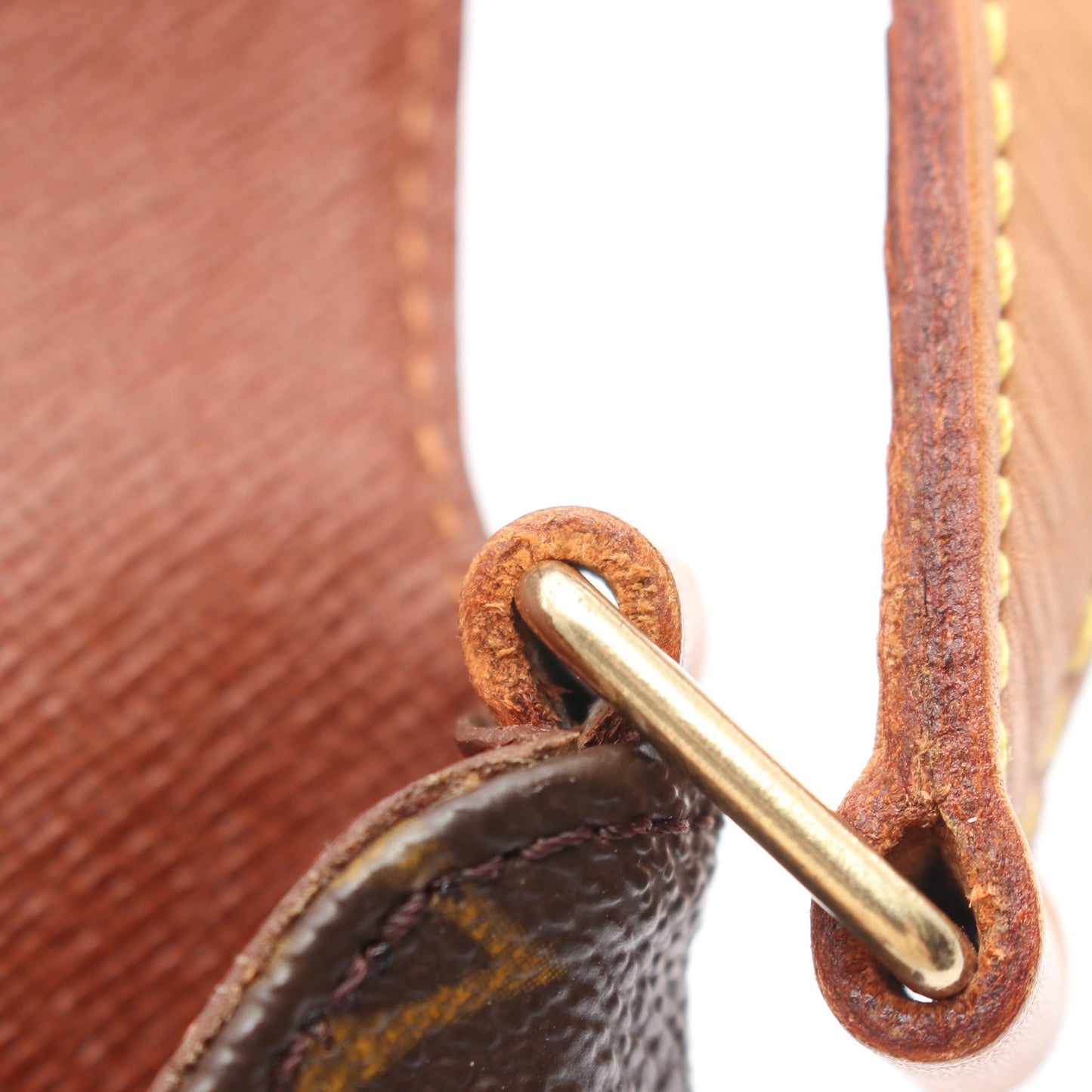 ミュゼットサルサ ショートストラップ モノグラム ショルダーバッグ PVC レザー ブラウン ルイヴィトン バッグ LOUIS VUITTON