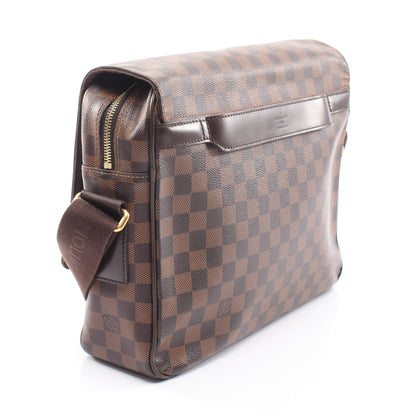 シェルトンMM ダミエエベヌ ショルダーバッグ PVC レザー ブラウン ルイヴィトン バッグ LOUIS VUITTON