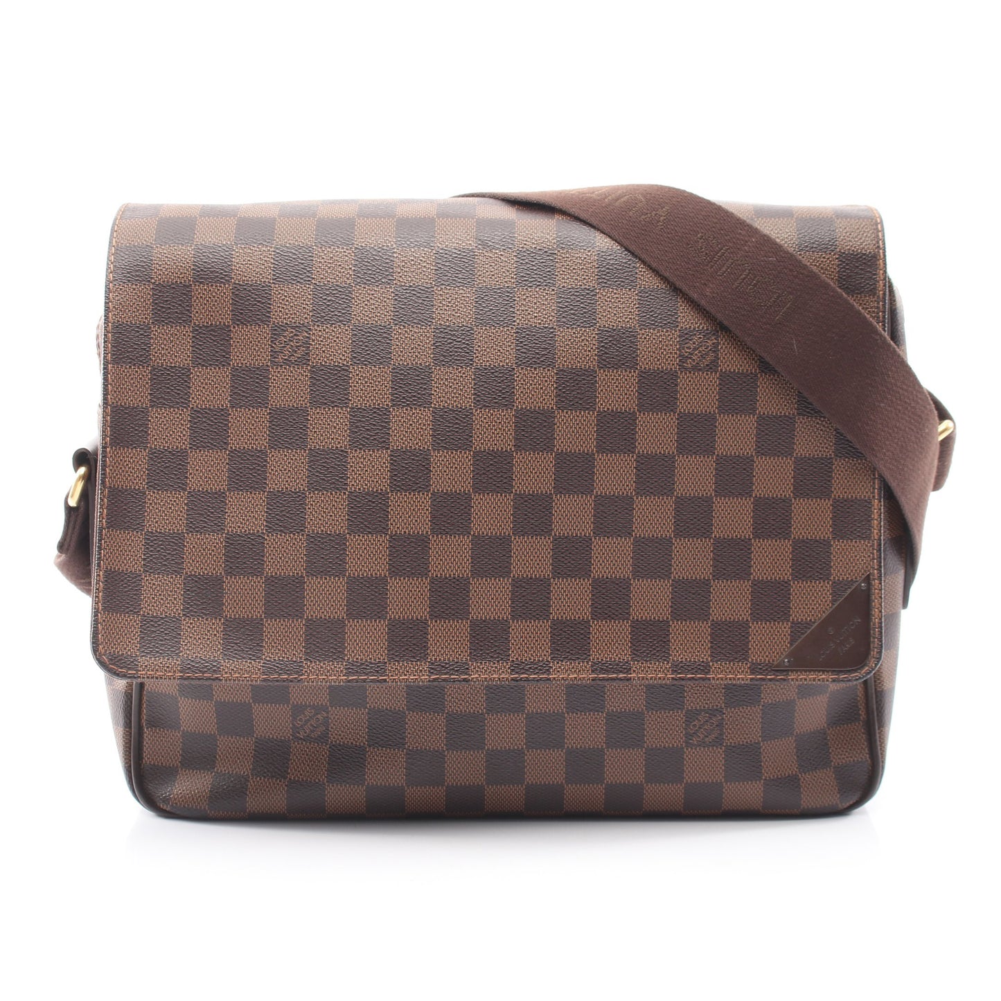 シェルトンMM ダミエエベヌ ショルダーバッグ PVC レザー ブラウン ルイヴィトン バッグ LOUIS VUITTON