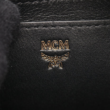 スタッズ バックパック リュックサック レザー ライトピンク エムシーエム バッグ MCM