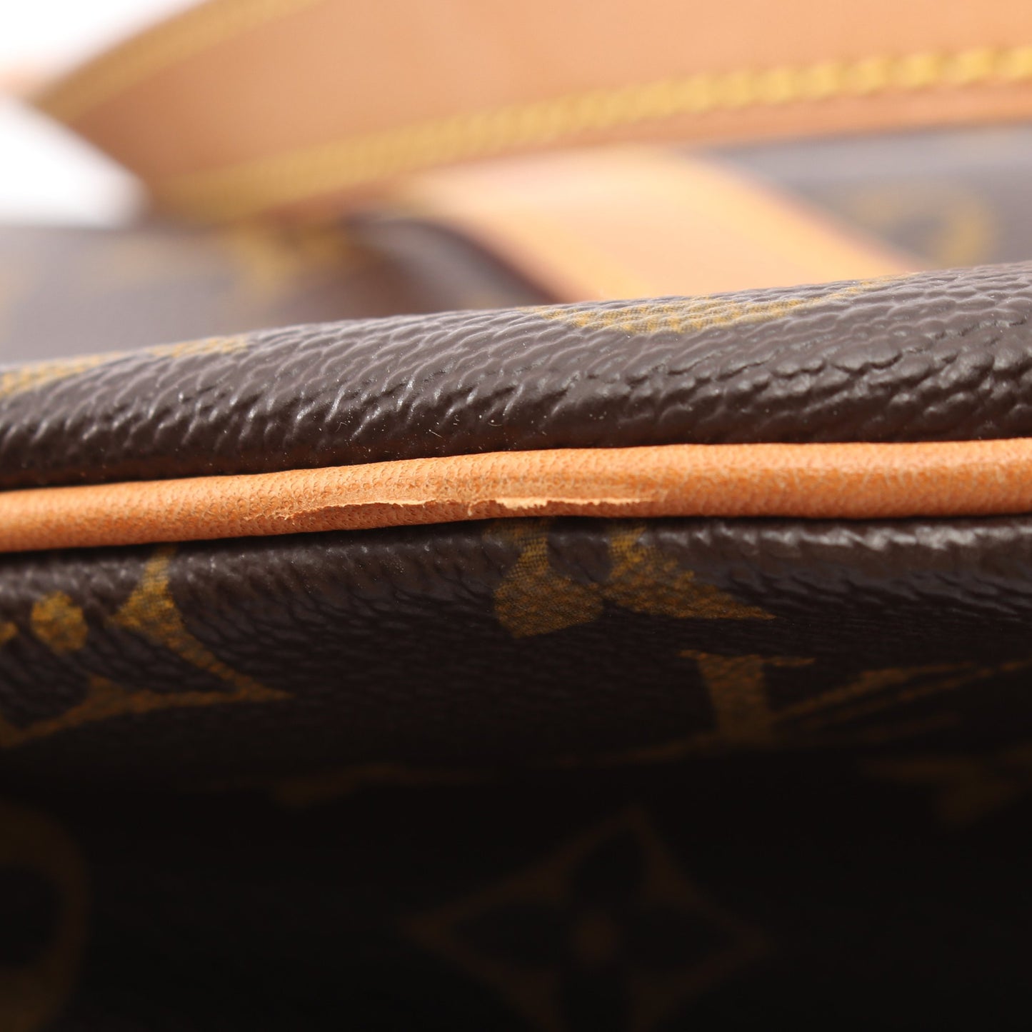 サックショッピング モノグラム ショルダーバッグ トートバッグ PVC レザー ブラウン ルイヴィトン バッグ LOUIS VUITTON