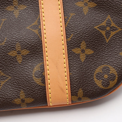 サックショッピング モノグラム ショルダーバッグ トートバッグ PVC レザー ブラウン ルイヴィトン バッグ LOUIS VUITTON
