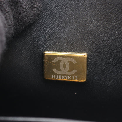 ボーイシャネル スモール チェーンショルダーバッグ キャビアスキン ブラック ゴールド金具 シャネル バッグ CHANEL