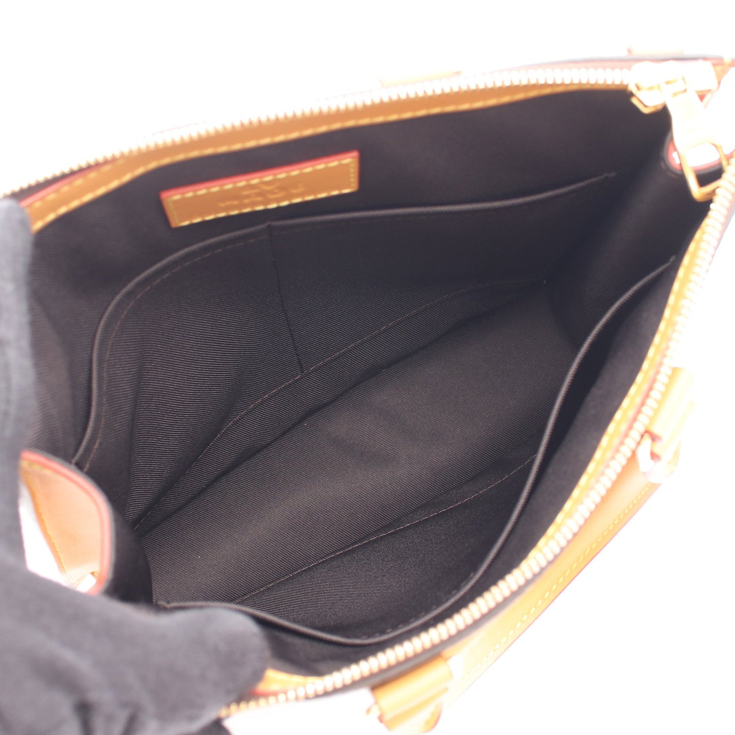LOUIS VUITTON × NIGO サック プラ メッセンジャー モノグラム ストライプ 2WAY ハンドバッグ トートバッグ PVC レザー ブラウン ルイヴィトン バッグ LOUIS VUITTON