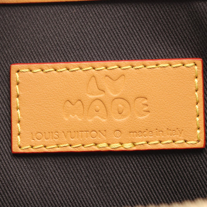 LOUIS VUITTON × NIGO サック プラ メッセンジャー モノグラム ストライプ 2WAY ハンドバッグ トートバッグ PVC レザー ブラウン ルイヴィトン バッグ LOUIS VUITTON