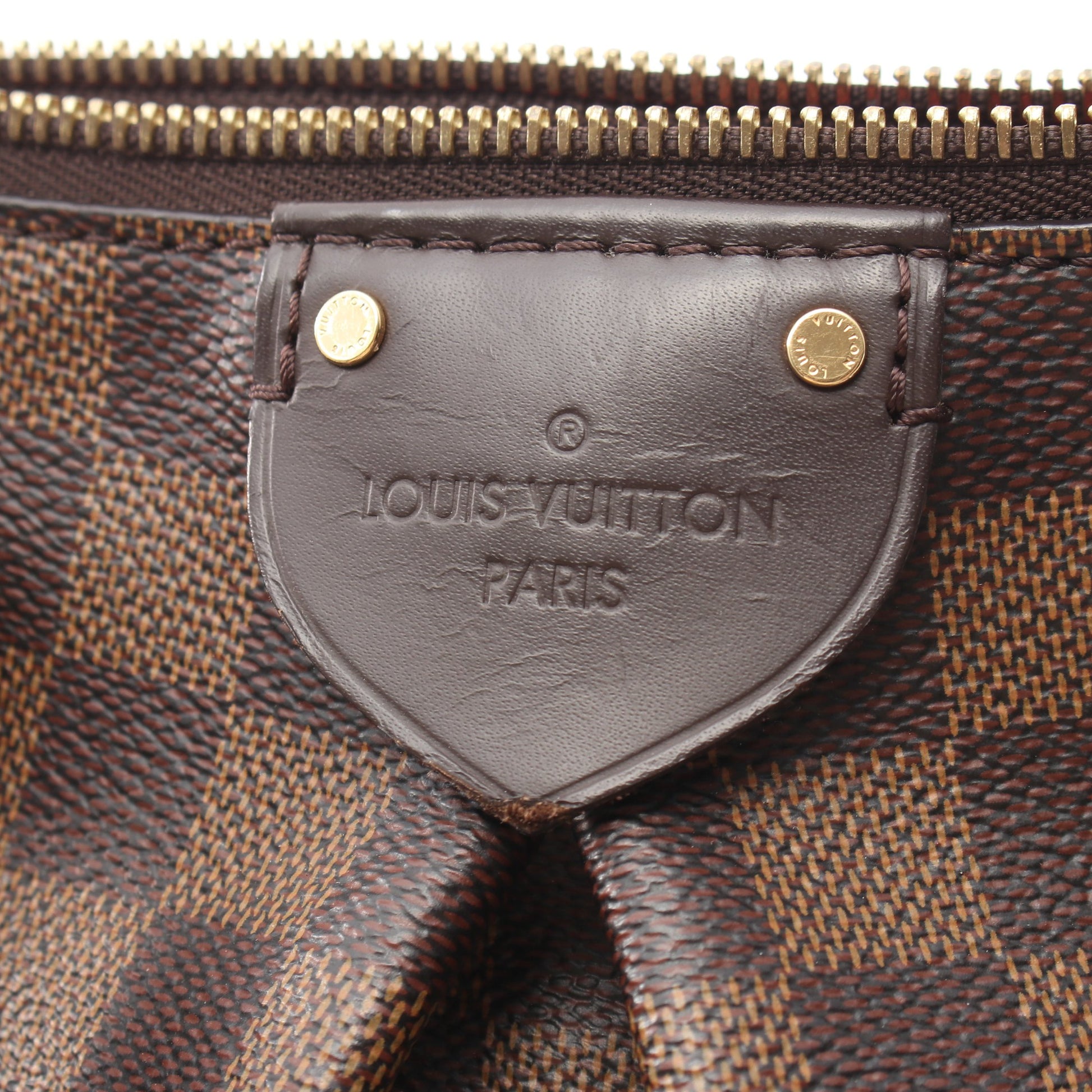 シエナPM ダミエエベヌ 2WAY ハンドバッグ PVC レザー ブラウン ルイヴィトン バッグ LOUIS VUITTON