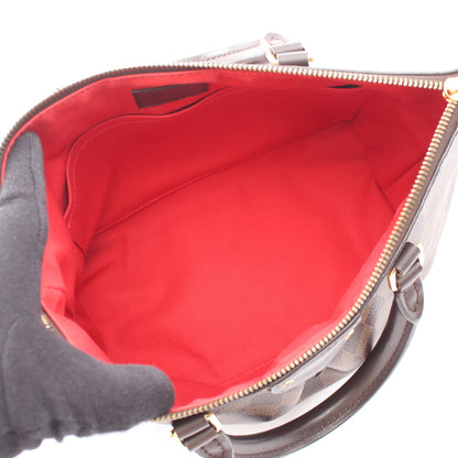 シエナPM ダミエエベヌ 2WAY ハンドバッグ PVC レザー ブラウン ルイヴィトン バッグ LOUIS VUITTON