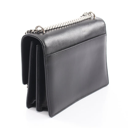 サンセット チェーンショルダーバッグ レザー ブラック サンローランパリ バッグ SAINT LAURENT PARIS