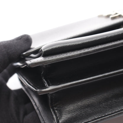 サンセット チェーンショルダーバッグ レザー ブラック サンローランパリ バッグ SAINT LAURENT PARIS