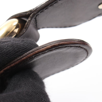 ホースビット グッチシマ ワンショルダーバッグ レザー ダークブラウン グッチ バッグ GUCCI